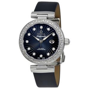 De Ville Ladymatic Blue Dial Watch 425.37.34.20.56.001
