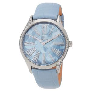 De Ville Mini Tresor Quartz Blue Dial Watch 428.18.36.60.03.002