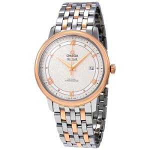 De Ville Prestige Automatic Steel and 18kt Rose Gold Watch 424.20.40.20.02.002