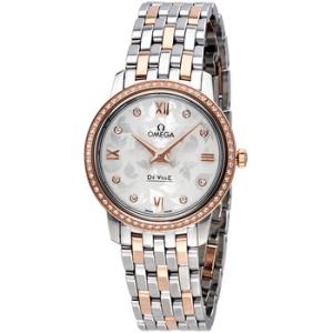 De Ville Prestige Butterfly Silver Diamond Dial Watch 424.25.27.60.52.001