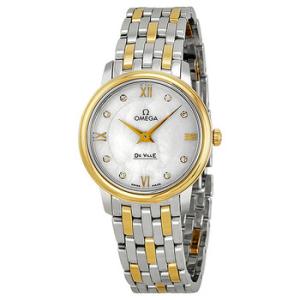 De Ville Prestige Diamond Mother of Pearl Dial Watch 424.20.27.60.55.001