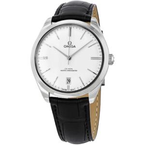 De Ville Silver Dial Black Leather Watch 435.13.40.21.02.001