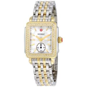 Deco 16 White Mother of Pearl Dial Watch MWW06V000023