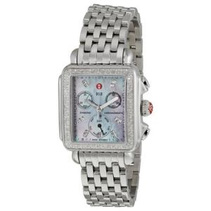 Deco Chronograph Grey Mother of Pearl Dial Watch MWW06P000226
