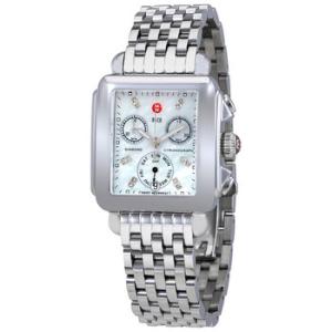 Deco Chronograph Mother of Pearl Dial Watch MWW06P000014
