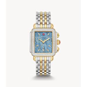 Deco Chronograph Quartz Diamond Blue Dial Watch MWW06A000789