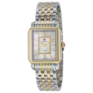 Deco II Mother of Pearl Twotone Watch MWW06X000017