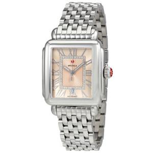Deco Madison Beige Sunray Dial Diamond Watch MWW06T000148