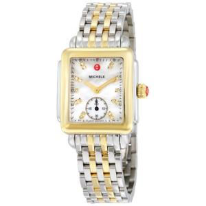 Deco Mother of Pearl Dial Twotone Watch MWW06V000042