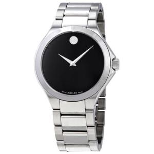 Defio Black Dial Stainless Steel Watch