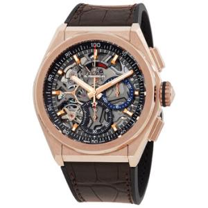 Defy El Primero 21 Chronograph Automatic Skeletal Dial  Watch 18.9000.900471.R585