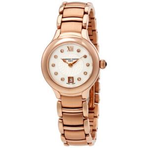Delight White Dial Rose Goldplated Watch FC220WHD2ER4B