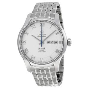 Deville Silver Dial Stainless Steel Watch