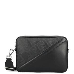 Diagonal Stripe FF Motif Camera Crossbody Bag