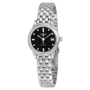 Diamond Automatic Black Dial Stainless Steel Watch L4.274.4.59.6