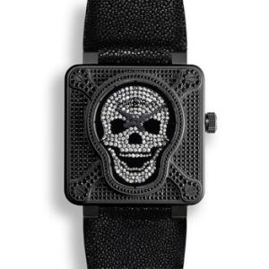 Diamond Dial Black Titanium Automatic Watch BR0192AIRBORFLD