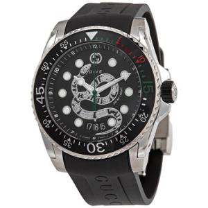 Dive Dragon Quartz Black Dial Watch YA136217