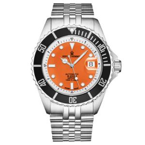 Diver Automatic Orange Dial Watch