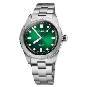 Divers SixtyFive Automatic Green Dial Watch 01 400 7774 405707 8 19