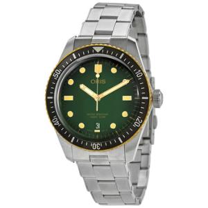 Divers SixtyFive Automatic Green Dial Watch 01 733 7707 435707 8 20