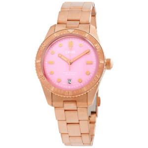 Divers SixtyFive Bronze Automatic Pink Dial Watch 01 733 7771 315807 8 19