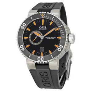 Divers Small Seconds Automatic Black Dial Steel Watch 74376734159RS