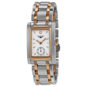 Dolce Vita White Dial Stainless Steel and 18kt Rose Gold Watch L55025187