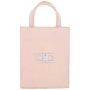 Double Gancini Mini Leather Tote Bag