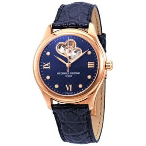 Double Heartbeat Navy Diamond Dial Automatic Watch FC310NDHB3B4