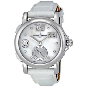 Dual Lady Diamond Motherofpearl White Watch
