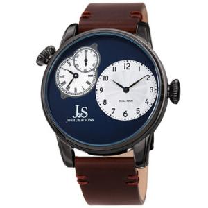 Dual Time Quartz Blue Dial Watch JX142GNBR