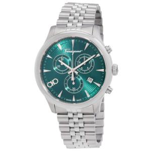 Duo Chronograph Quartz Green Dial Watch SFEZ01124