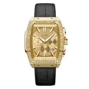 Echelon Quartz Diamond Gold Dial Watch J6379E