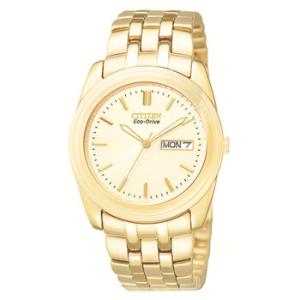 EcoDrive 180 GoldTone Steel Watch BM822256P