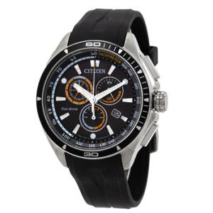 EcoDrive Black Dial Sports Watch AT095501E