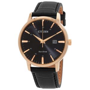 EcoDrive Black Dial Watch BM746215E