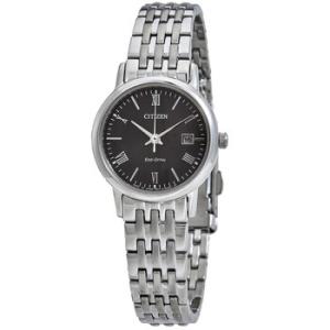 EcoDrive Black Dial Watch EW158050E