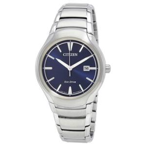 EcoDrive Blue Dial Stainless Steel Watch AW155050L