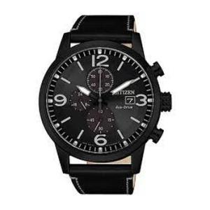 EcoDrive Chronograph Black Dial Watch CA061729E