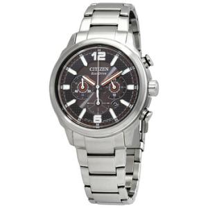 EcoDrive Chronograph Black Dial Watch CA438059E