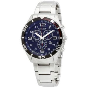 EcoDrive Chronograph Blue Dial Watch AT212150L