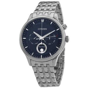 EcoDrive Moonphase Blue Dial Watch AP105056L