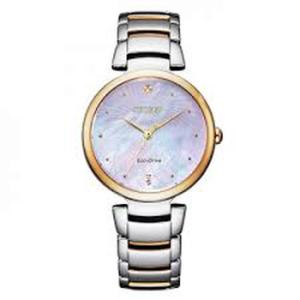 EcoDrive Mother of Pearl Dial Watch EM085489Y