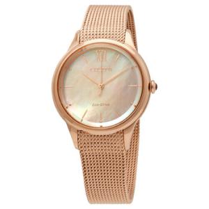 EcoDrive MotherofPearl Dial Watch EM081386Y