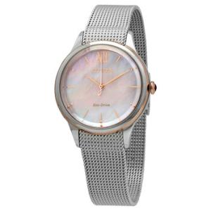 EcoDrive MotherofPearl Dial Watch EM081688Y