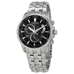 EcoDrive Perpetual Black Dial Watch BL814055E