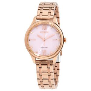 EcoDrive Pink Dial Watch EM050375X