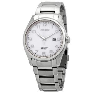 EcoDrive Super Titanium Silver Dial Watch BM736082A
