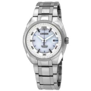 EcoDrive Titanium White Dial Watch BM690155B