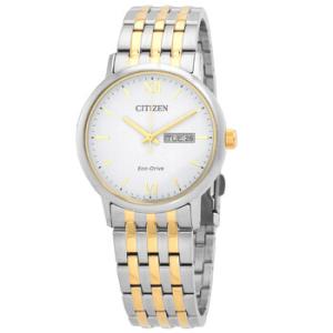 EcoDrive White Dial TwoTone Watch BM901482A